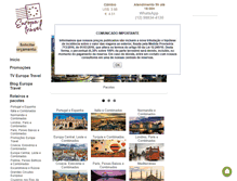 Tablet Screenshot of europatravel.com.br